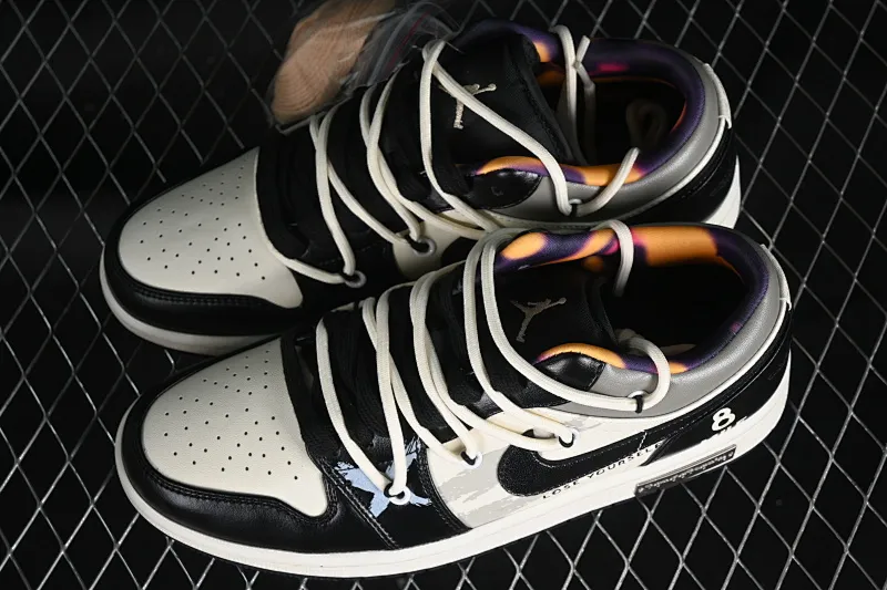 All Categories Air Jordan Jordan Series Basketball Shoes Air Jordan 1 Low Air Jordan 1 Low AJ1 Joe 1 Panda Prank Rap Theme-Big Shot Low-top Cultural Casual Shoes